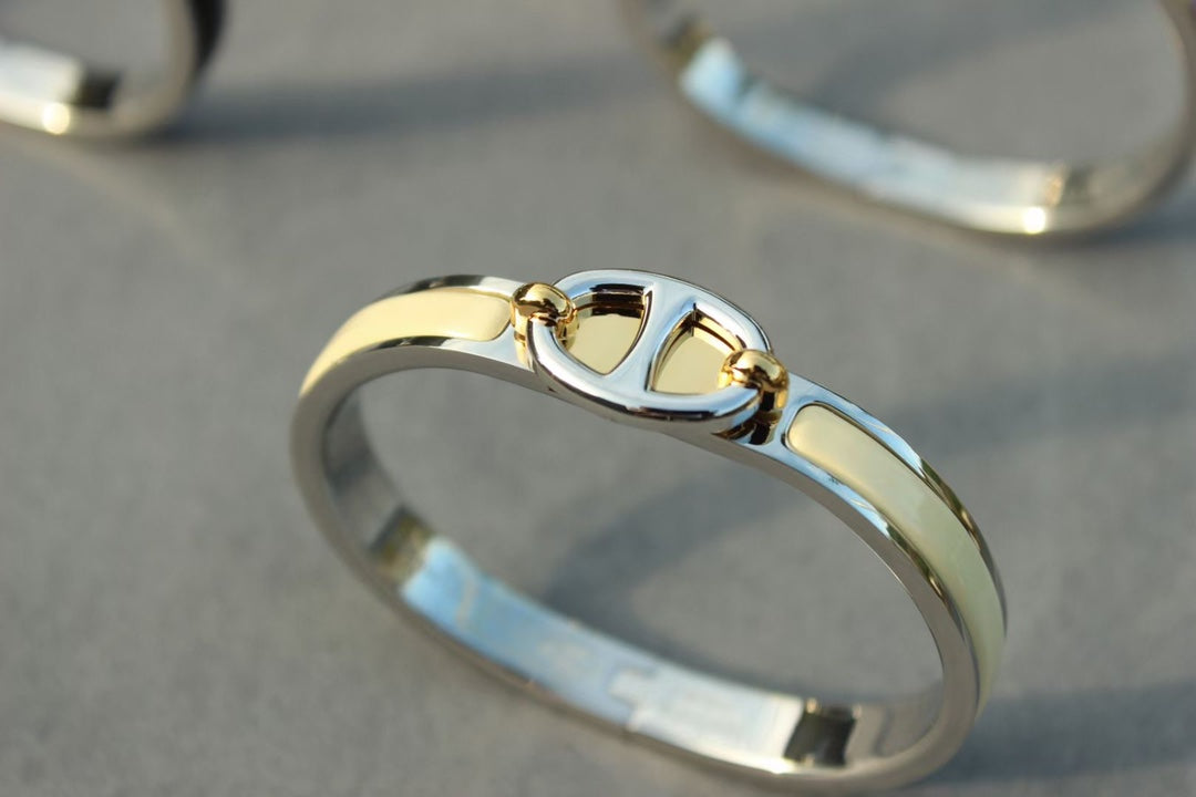 [LumiVibe]CLIC CHAINE SILVER BRACELET
