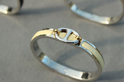 [LumiVibe]CLIC CHAINE SILVER BRACELET