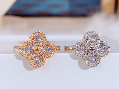 [LumiVibe]CLOVER DIAMOND RING