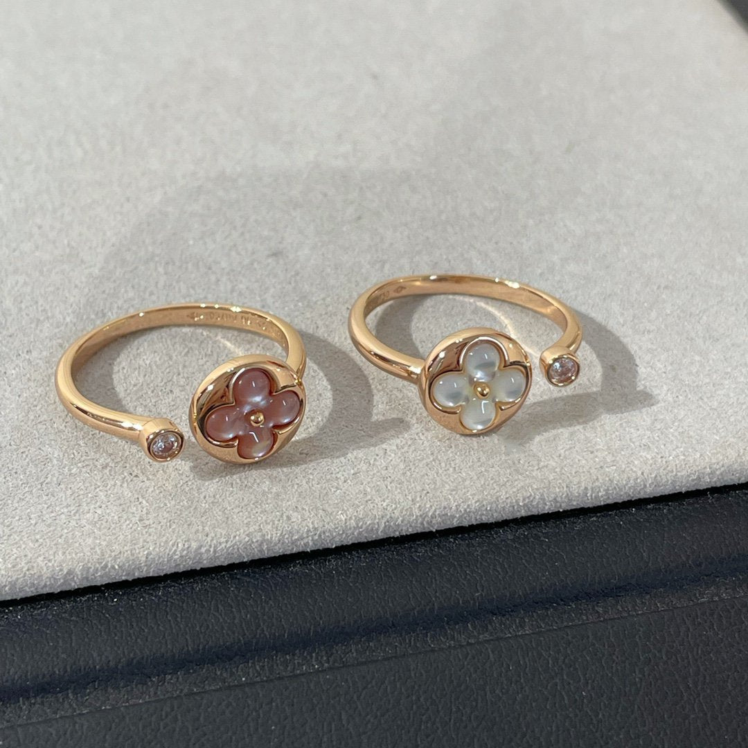 [LumiVibe]SUN 1 DIAMOND PINK MOP RING