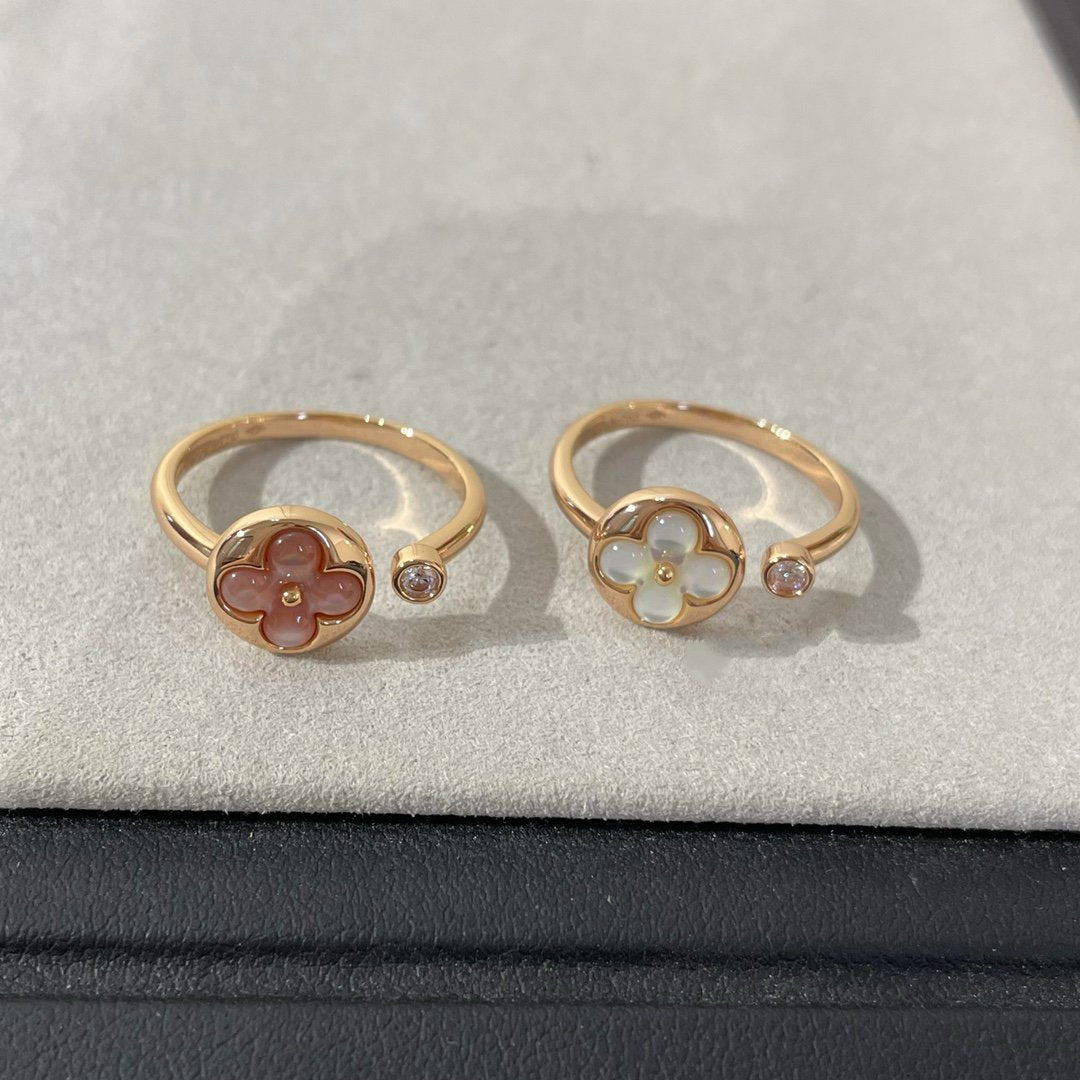 [LumiVibe]SUN 1 DIAMOND PINK MOP RING