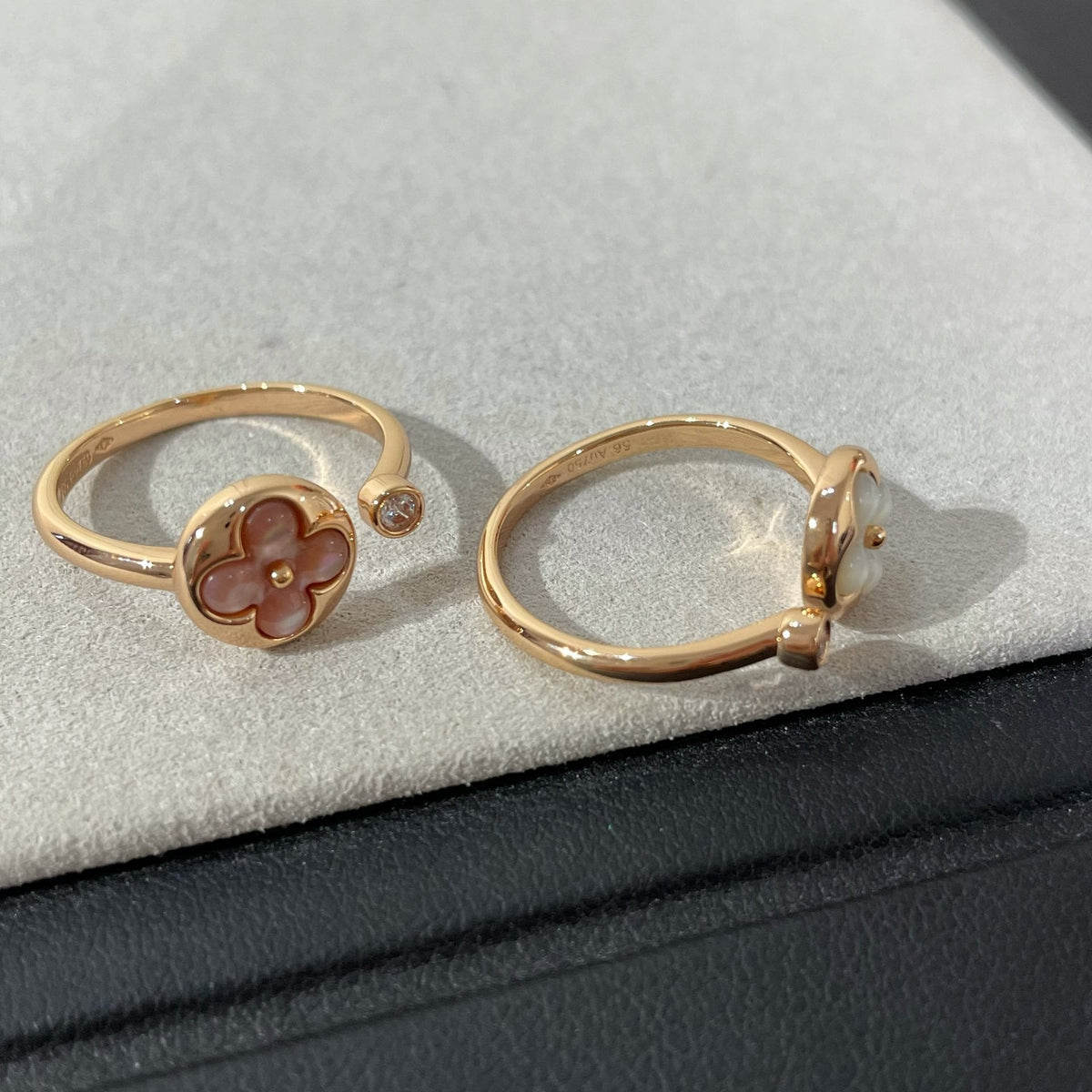 [LumiVibe]SUN 1 DIAMOND PINK MOP RING