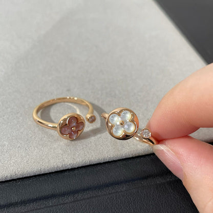 [LumiVibe]SUN 1 DIAMOND PINK MOP RING