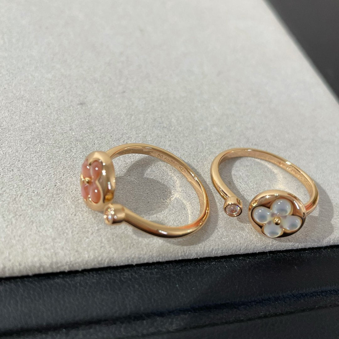 [LumiVibe]SUN 1 DIAMOND PINK MOP RING