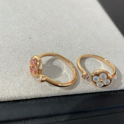 [LumiVibe]SUN 1 DIAMOND PINK MOP RING