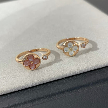 [LumiVibe]SUN 1 DIAMOND PINK MOP RING