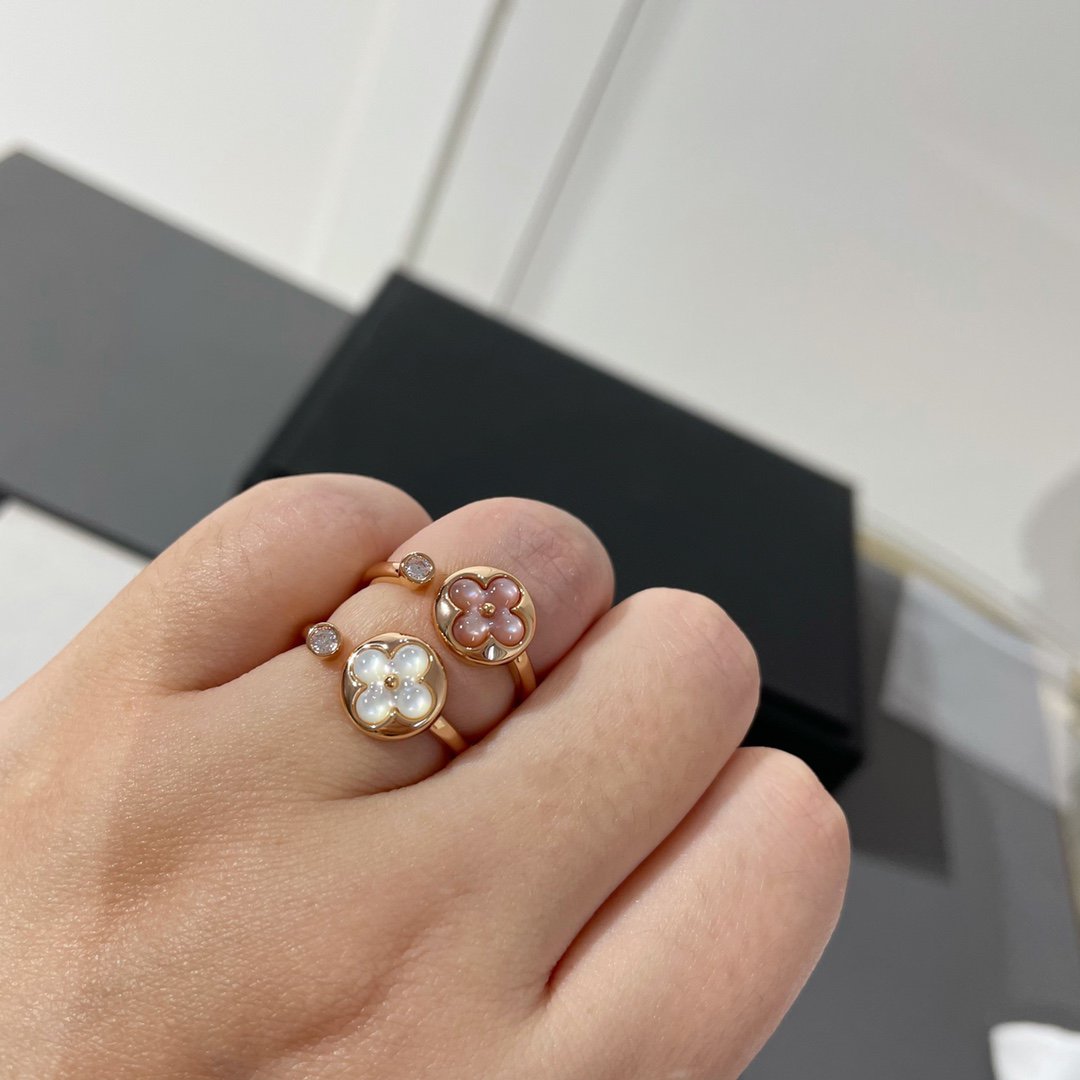 [LumiVibe]SUN 1 DIAMOND PINK MOP RING