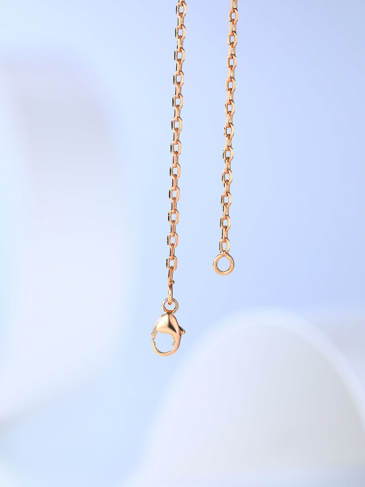 [LumiVibe]H CAGE PINK GOLD NECKLACE