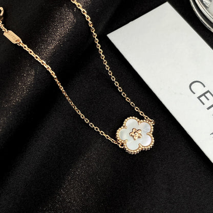 [LumiVibe]LUCKY SPRING ROSE GOLD MOP BRACELET