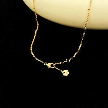 [LumiVibe]BEE MINI PEDANT DIAMOND NECKLACE