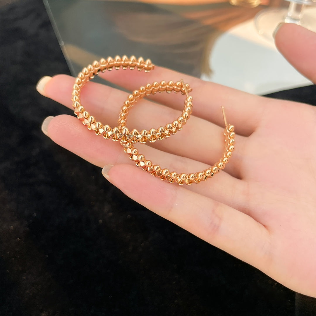 [LumiVibe]CLASH HOOP EARRINGS
