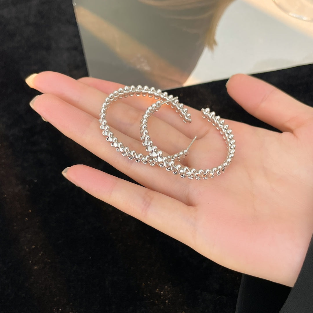 [LumiVibe]CLASH HOOP EARRINGS