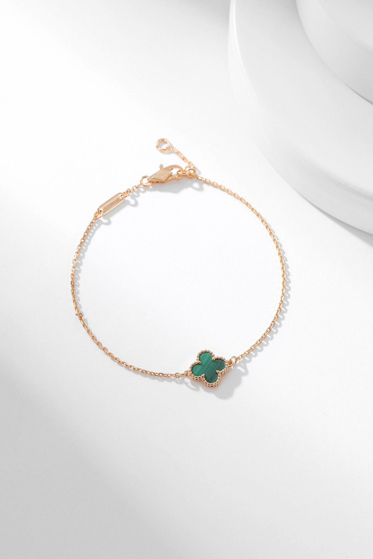 [LumiVibe]CLOVER BRACELET MALACHITE 1 MOTIF