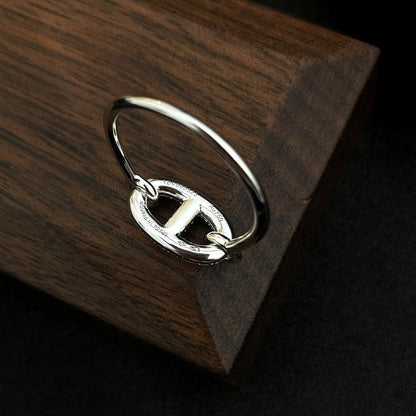 [LumiVibe]RONDE SMALL SILVER DIAMOND RING
