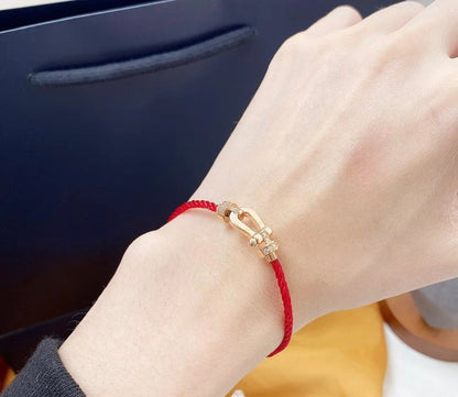 [LumiVibe]FORCE 10 HALF DIAMOND PINK GOLD RED CORDERI LARGE AND MEDIUM MODEL