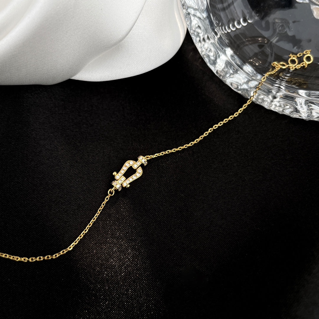 [LumiVibe]FORCE 10 FULL DIAMOND BUCKLE CHAIN LINK MINI MODEL