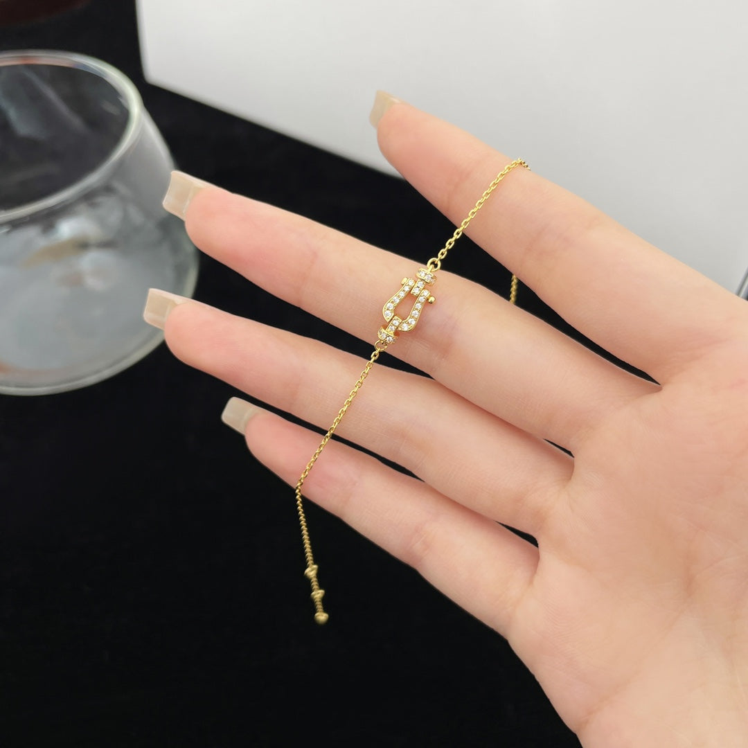 [LumiVibe]FORCE 10 FULL DIAMOND BUCKLE CHAIN LINK MINI MODEL
