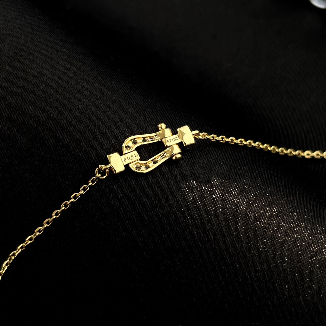 [LumiVibe]FORCE 10 FULL DIAMOND BUCKLE CHAIN LINK MINI MODEL