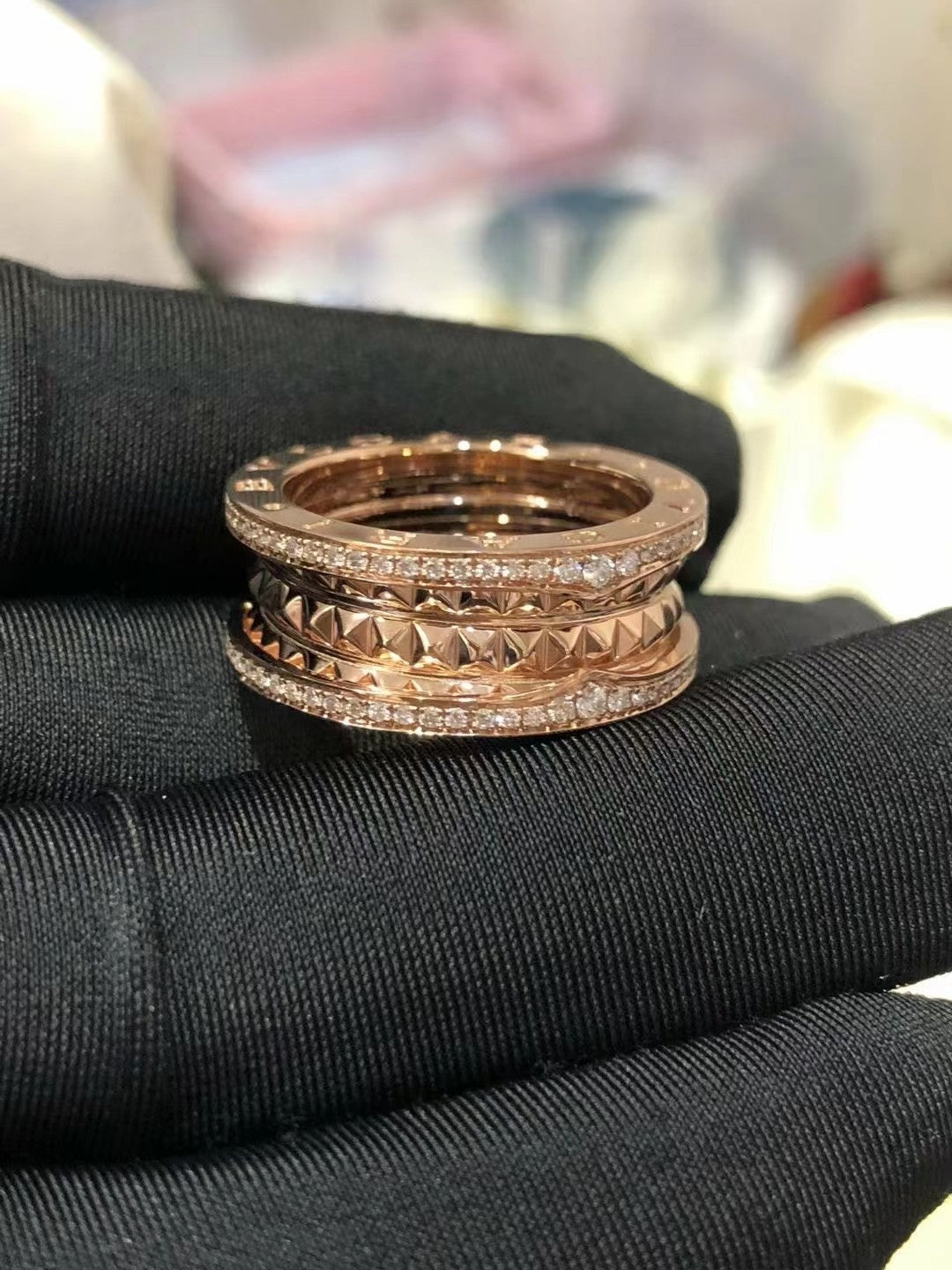 [LumiVibe]ZERO 1 ROCK DIAMOND PINK GOLD