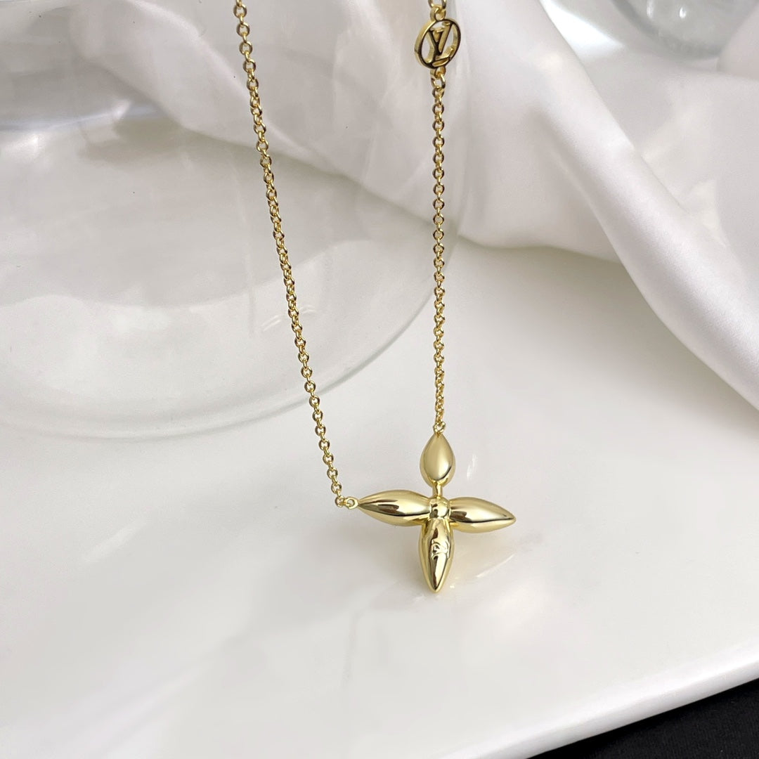 [LumiVibe]LOUISETTE GOLD NECKLACE