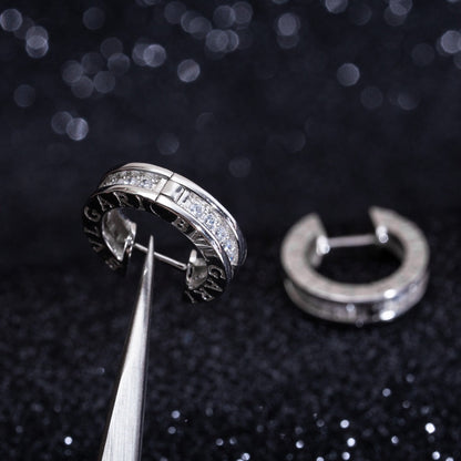 [LumiVibe]ZERO 1 MINI SILVER DIAMOND EARRINGS