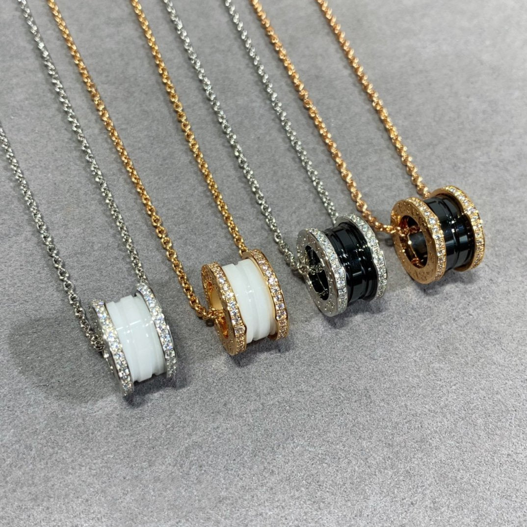 [LumiVibe]ZERO 1 DIAMOND CERAMIC NECKLACE