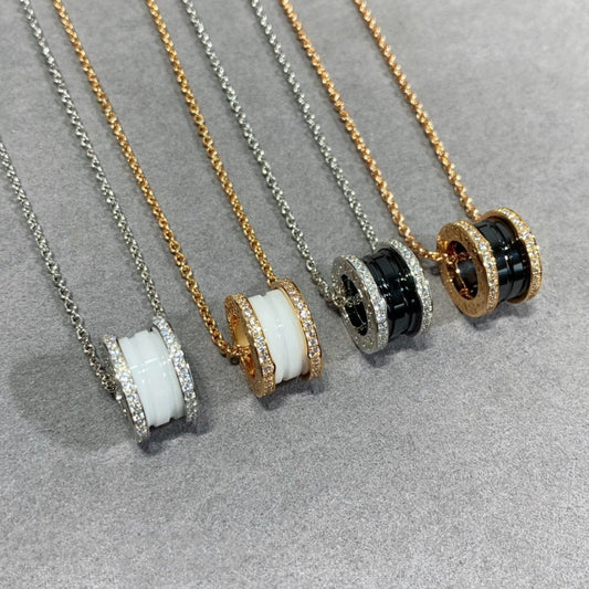 [LumiVibe]ZERO 1 DIAMOND CERAMIC NECKLACE