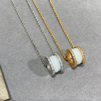 [LumiVibe]ZERO 1 DIAMOND CERAMIC NECKLACE