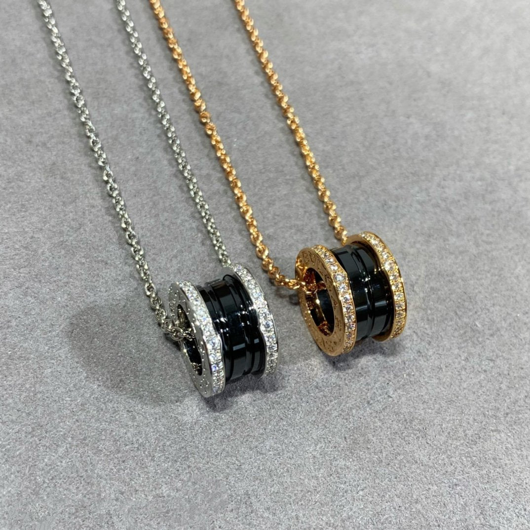 [LumiVibe]ZERO 1 DIAMOND CERAMIC NECKLACE