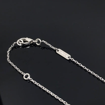 [LumiVibe]CLOVER PIETERSITE SILVER LONG NECKLACE