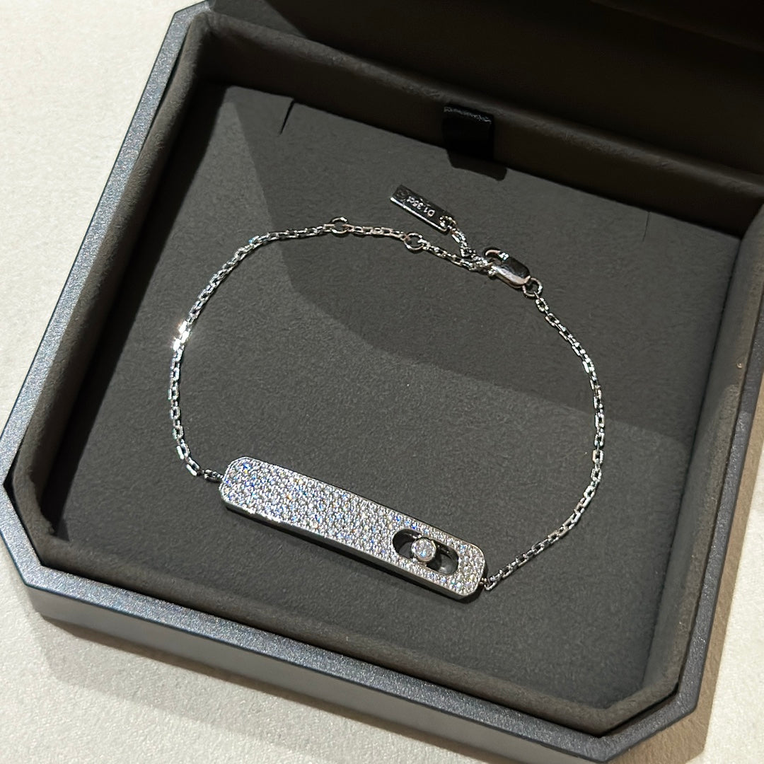 [LumiVibe]MOVE CLASSIQUE DIAMOND PAVED BRACELET