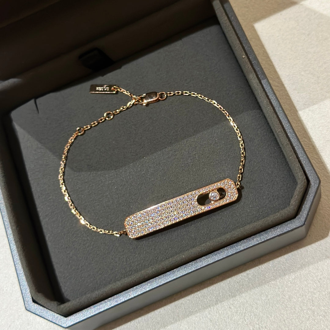 [LumiVibe]MOVE CLASSIQUE DIAMOND PAVED BRACELET