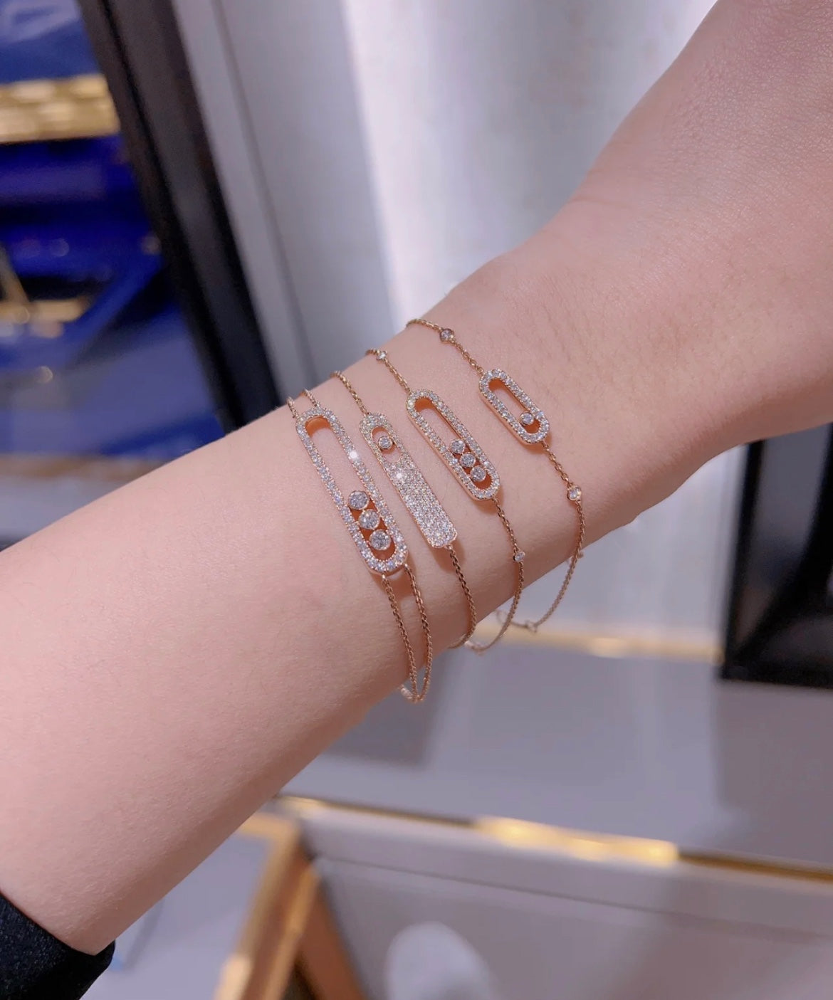 [LumiVibe]MOVE CLASSIQUE DIAMOND PAVED BRACELET