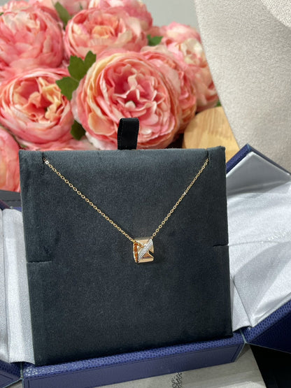 [LumiVibe]LIENS EVIDENCE DIAMOND NECKLACE