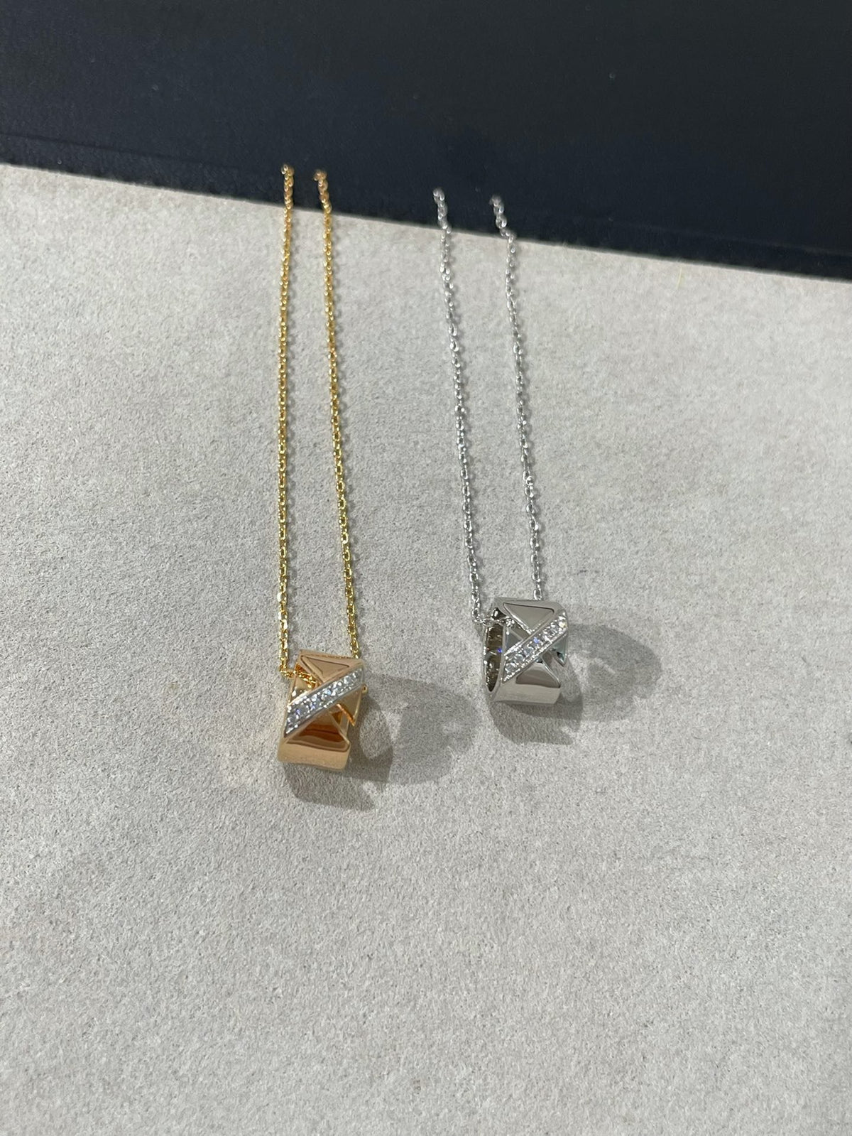 [LumiVibe]LIENS EVIDENCE DIAMOND NECKLACE