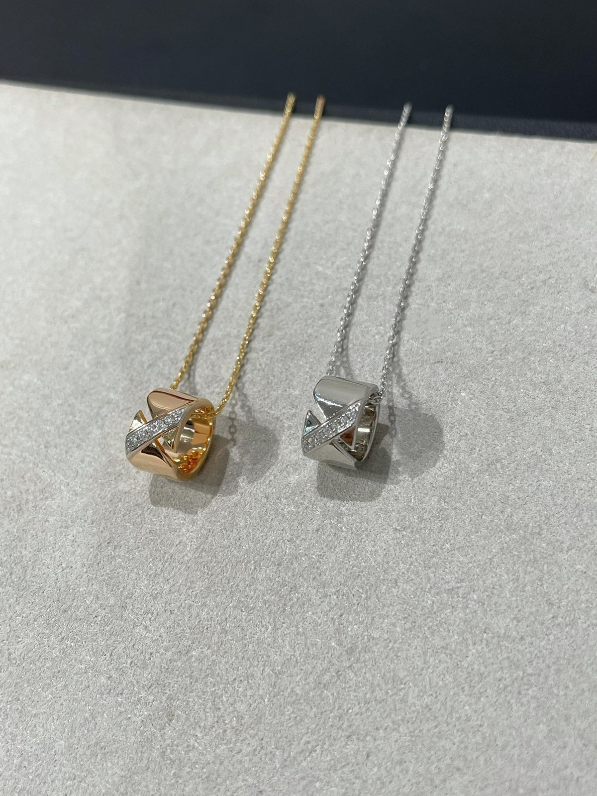 [LumiVibe]LIENS EVIDENCE DIAMOND NECKLACE