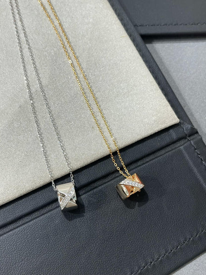 [LumiVibe]LIENS EVIDENCE DIAMOND NECKLACE