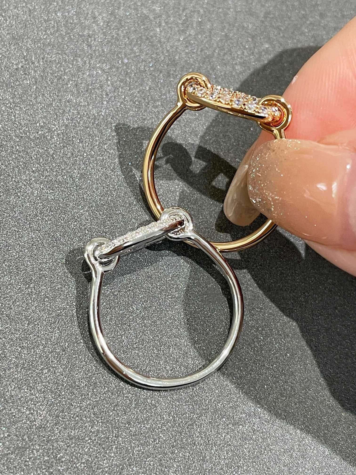[LumiVibe]RONDE SMALL DIAMOND RING