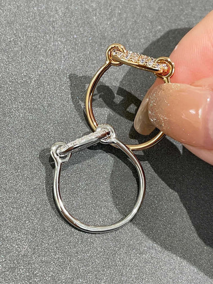 [LumiVibe]RONDE SMALL DIAMOND RING