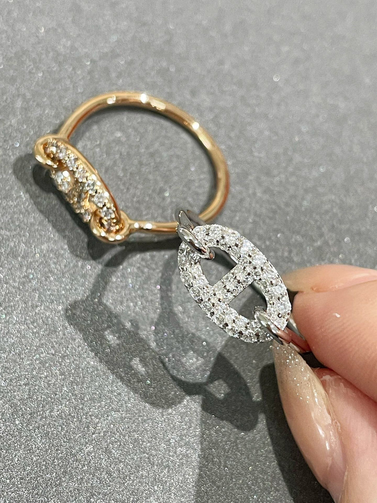 [LumiVibe]RONDE SMALL DIAMOND RING