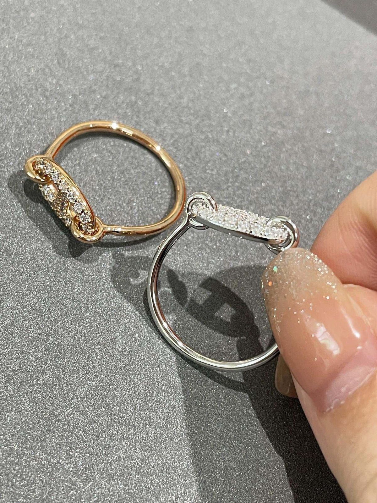 [LumiVibe]RONDE SMALL DIAMOND RING