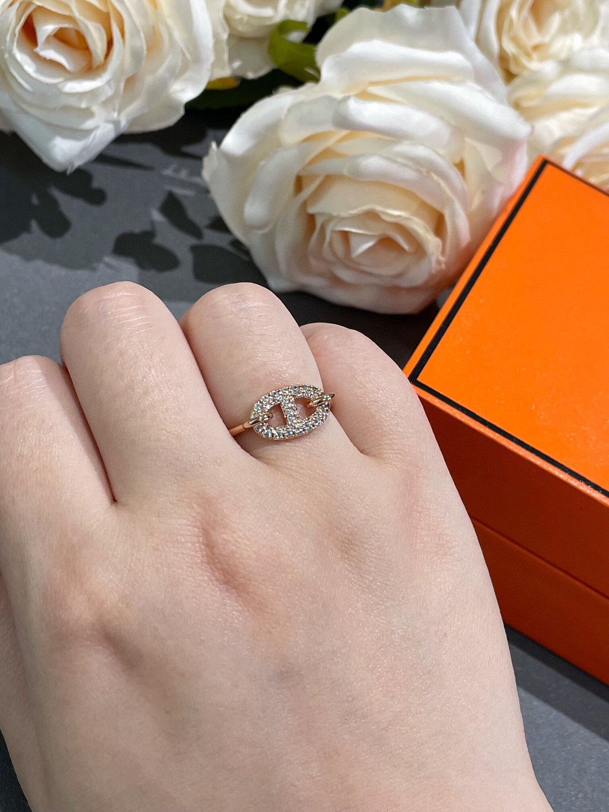 [LumiVibe]RONDE SMALL DIAMOND RING
