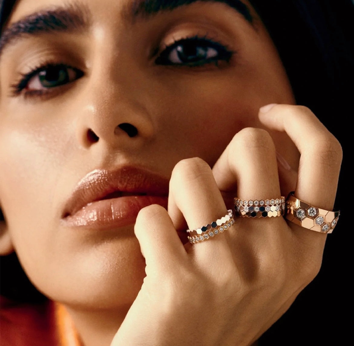 [LumiVibe]BEE LOVE DIAMOND LARGE RING