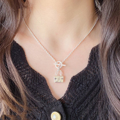[LumiVibe]CONSTANCE PEDANT SILVER NECKLACE