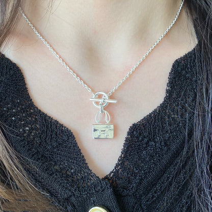 [LumiVibe]CONSTANCE PEDANT SILVER NECKLACE