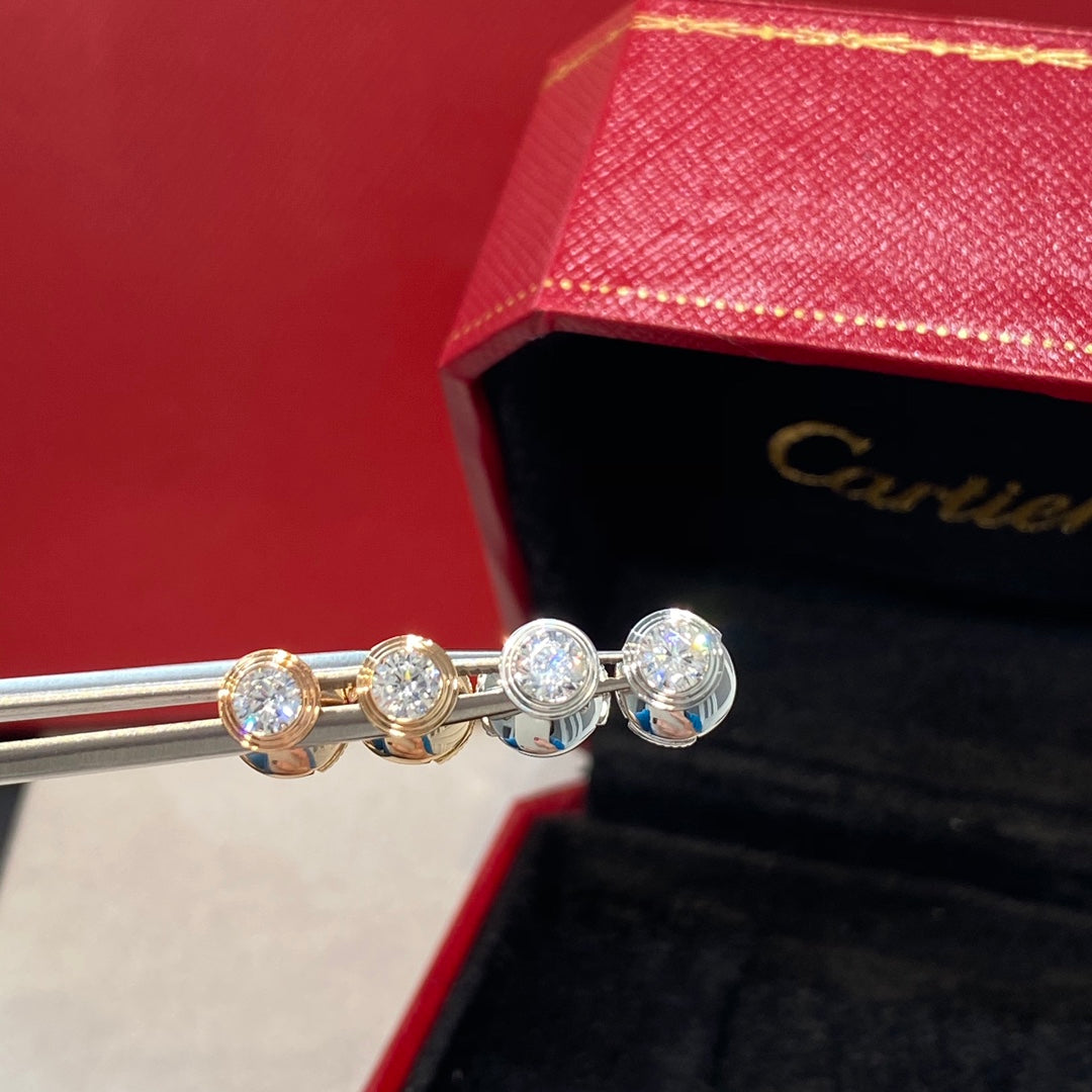 [LumiVibe]DAMOUR DIAMOND EARRINGS