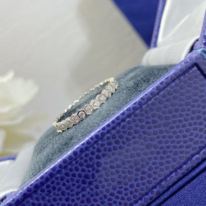 [LumiVibe]BEE LOVE DIAMOND PAVED SMALL RING