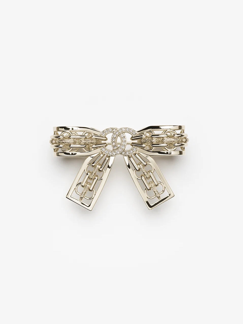 [LumiVibe]25K Hollow Bow Brooch
