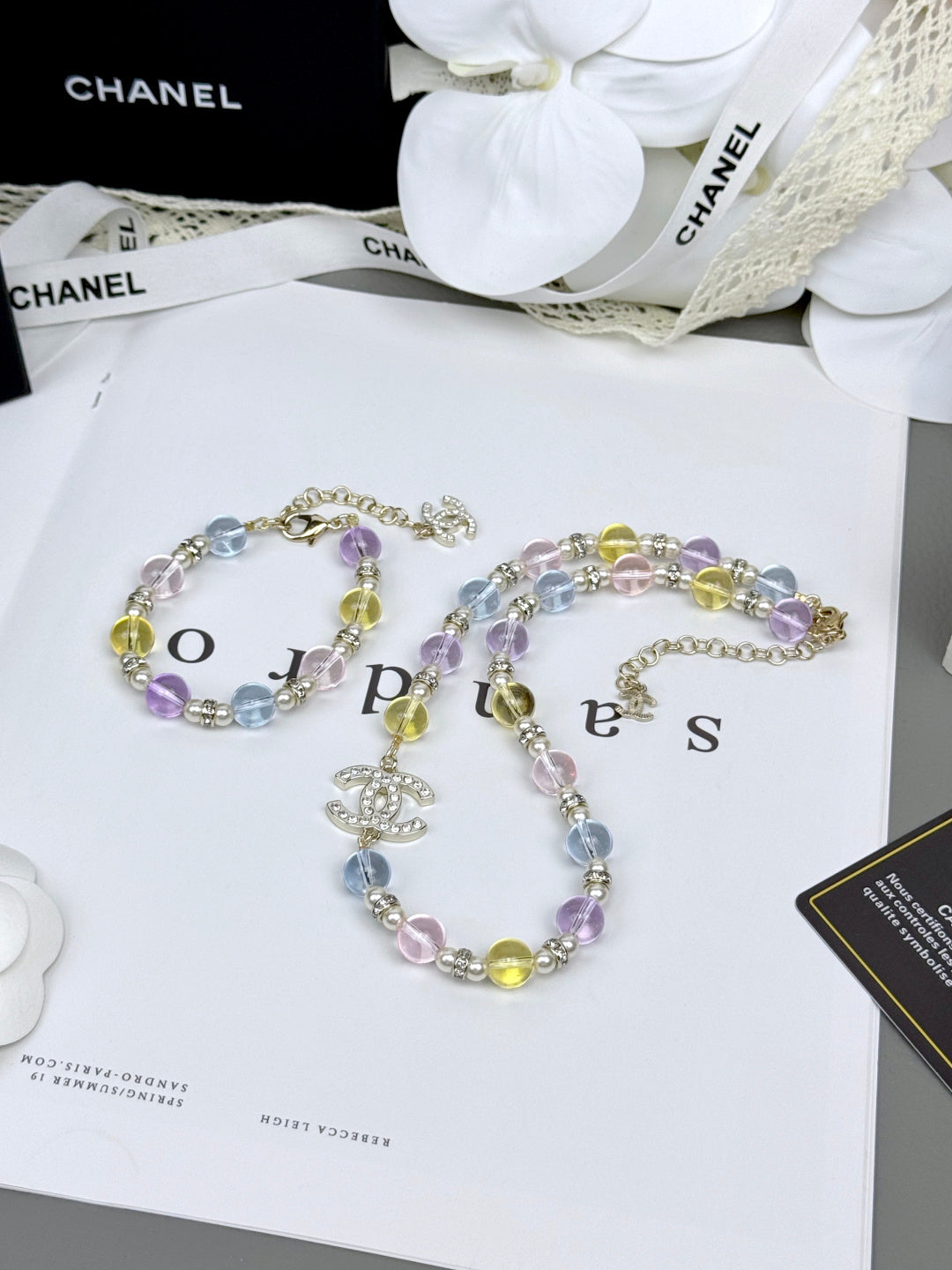 [LumiVibe]Colorful Transparent Resin Bracelet