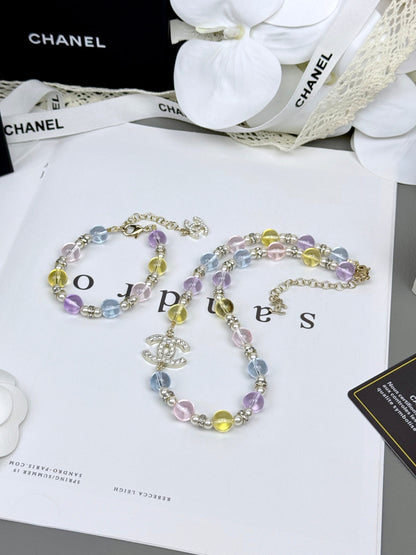 [LumiVibe]Colorful Transparent Resin Bracelet